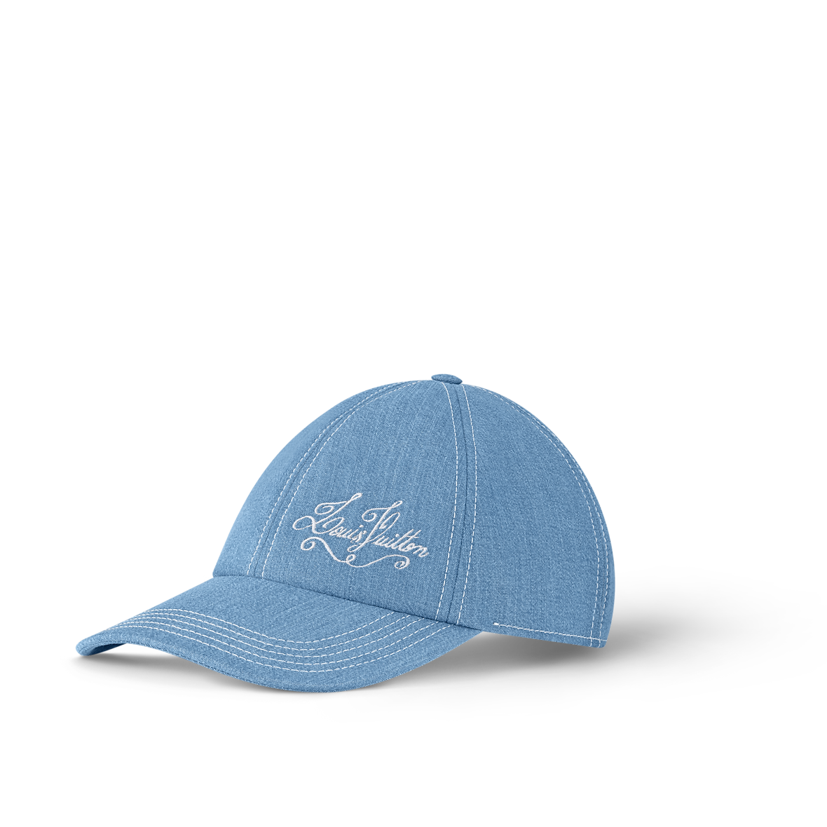 Casquette en denim LV bleu