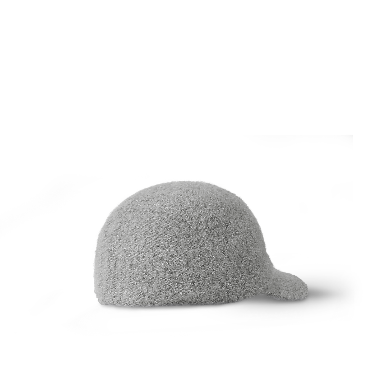 Casquette LV Monogram Shearling Baseball- Gris
