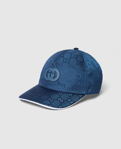 Casquette en nylon GG bleu