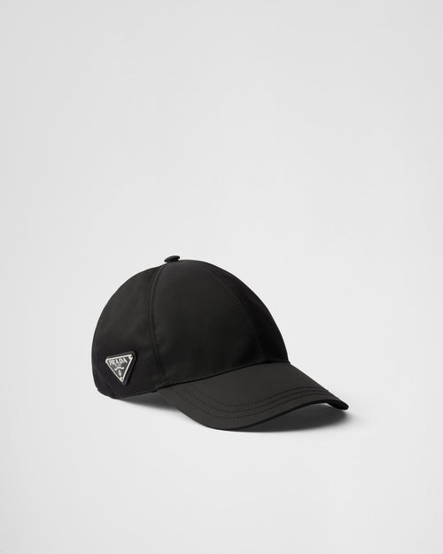 Casquette de baseball Prada en Re-Nylon Noir