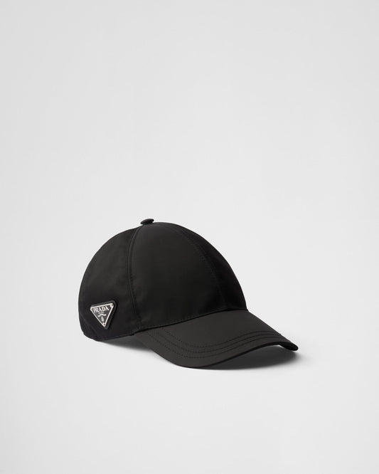 Casquette de baseball Prada en Re-Nylon Noir