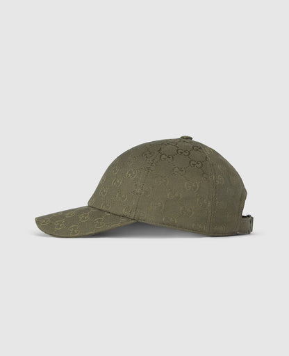 Casquette en toile GG vert