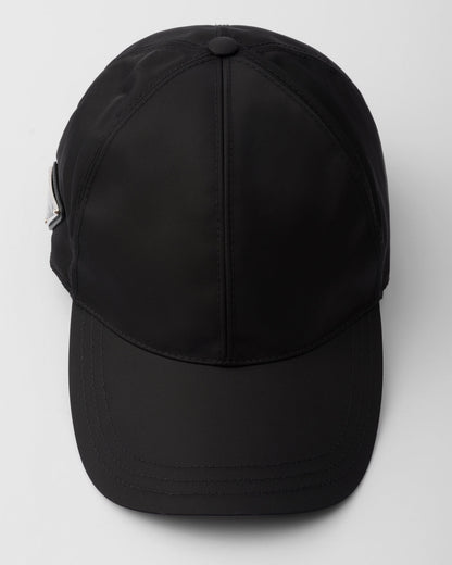 Casquette de baseball Prada en Re-Nylon Noir