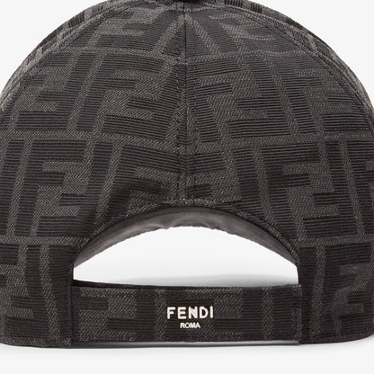 Casquette de baseball en jacquard FF gris