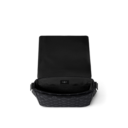 Sac messager Louis Vuitton en toile Monogram Eclipse