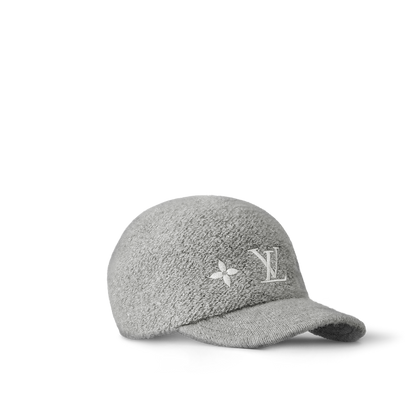 Casquette LV Monogram Shearling Baseball- Gris