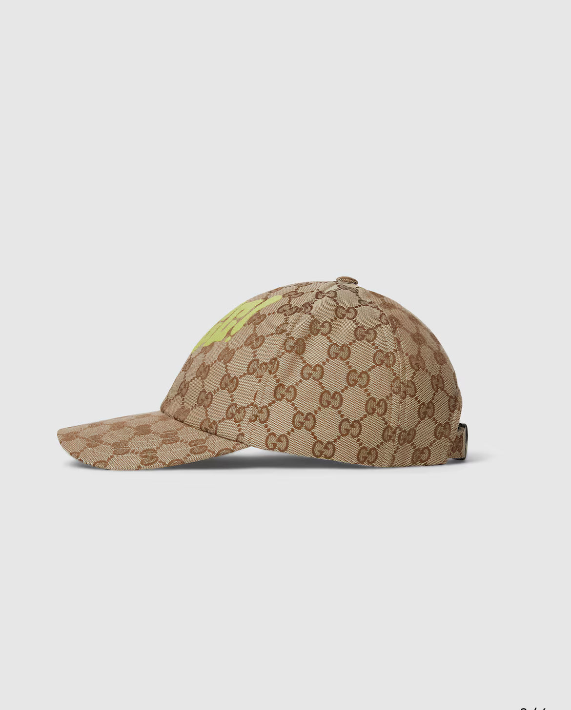 Casquette de baseball en toile GG avec imprimé