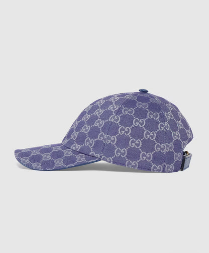 Casquette en toile GG violet