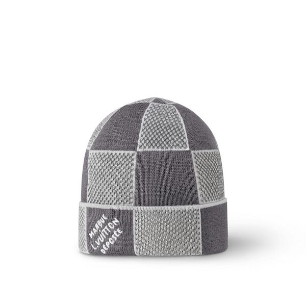 Bonnet et Écharpe Damier Heritage Gris