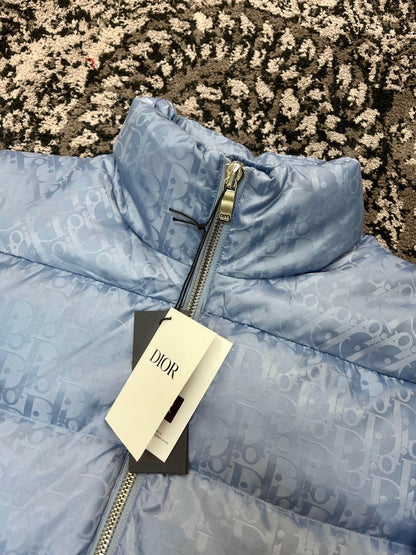 Doudoune CD oblique bleu ciel facture 2023