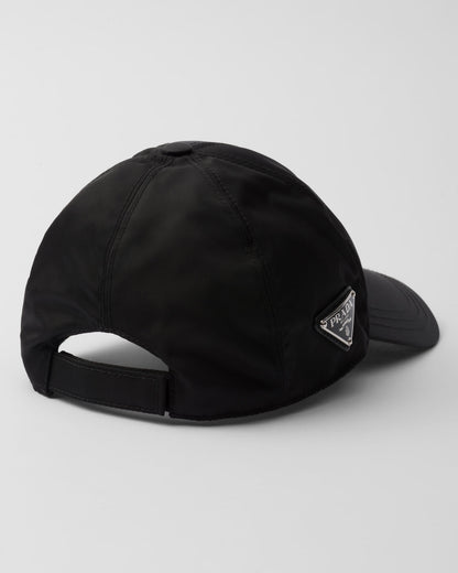 Casquette de baseball Prada en Re-Nylon Noir