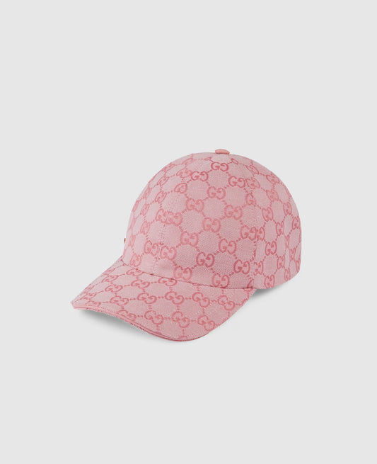 Casquette en toile GG rose
