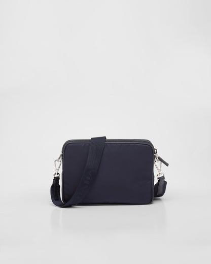 Sac porté épaule en Re-Nylon et cuir Saffiano