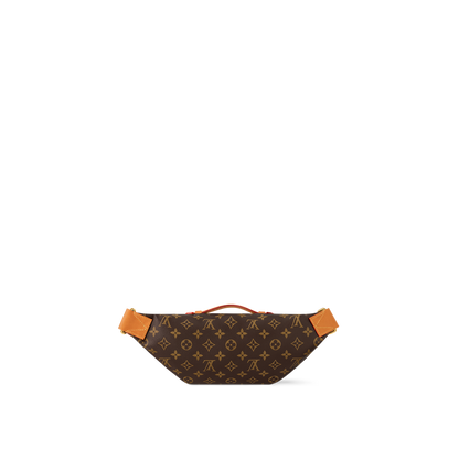 Sac banane Louis Vuitton en toile Monogram avec finitions en cuir naturel (vachetta)