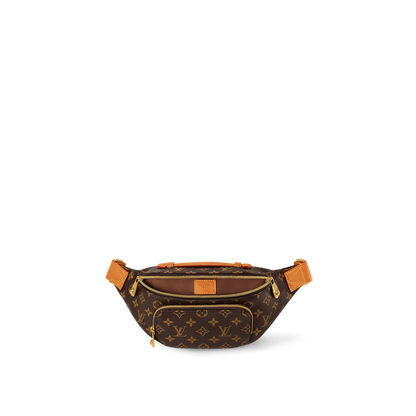 Sac banane Louis Vuitton en toile Monogram avec finitions en cuir naturel (vachetta)