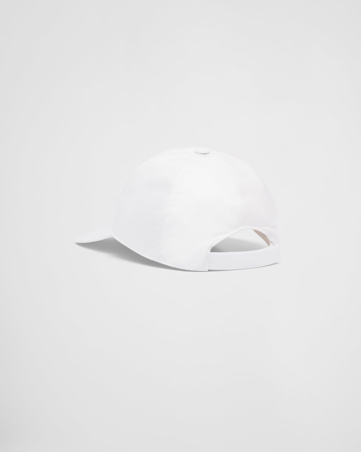 Casquette de baseball Prada en Re-Nylon Blanc