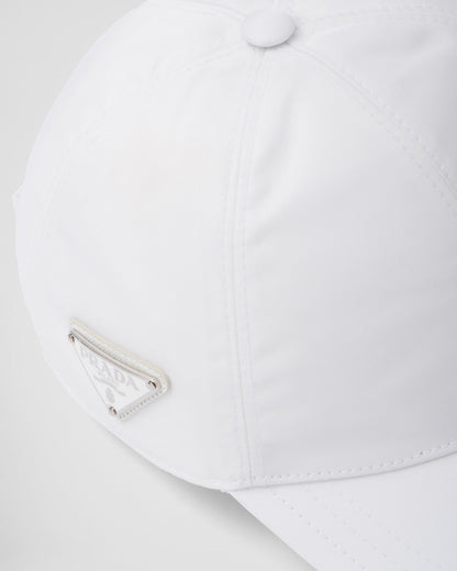 Casquette de baseball Prada en Re-Nylon Blanc