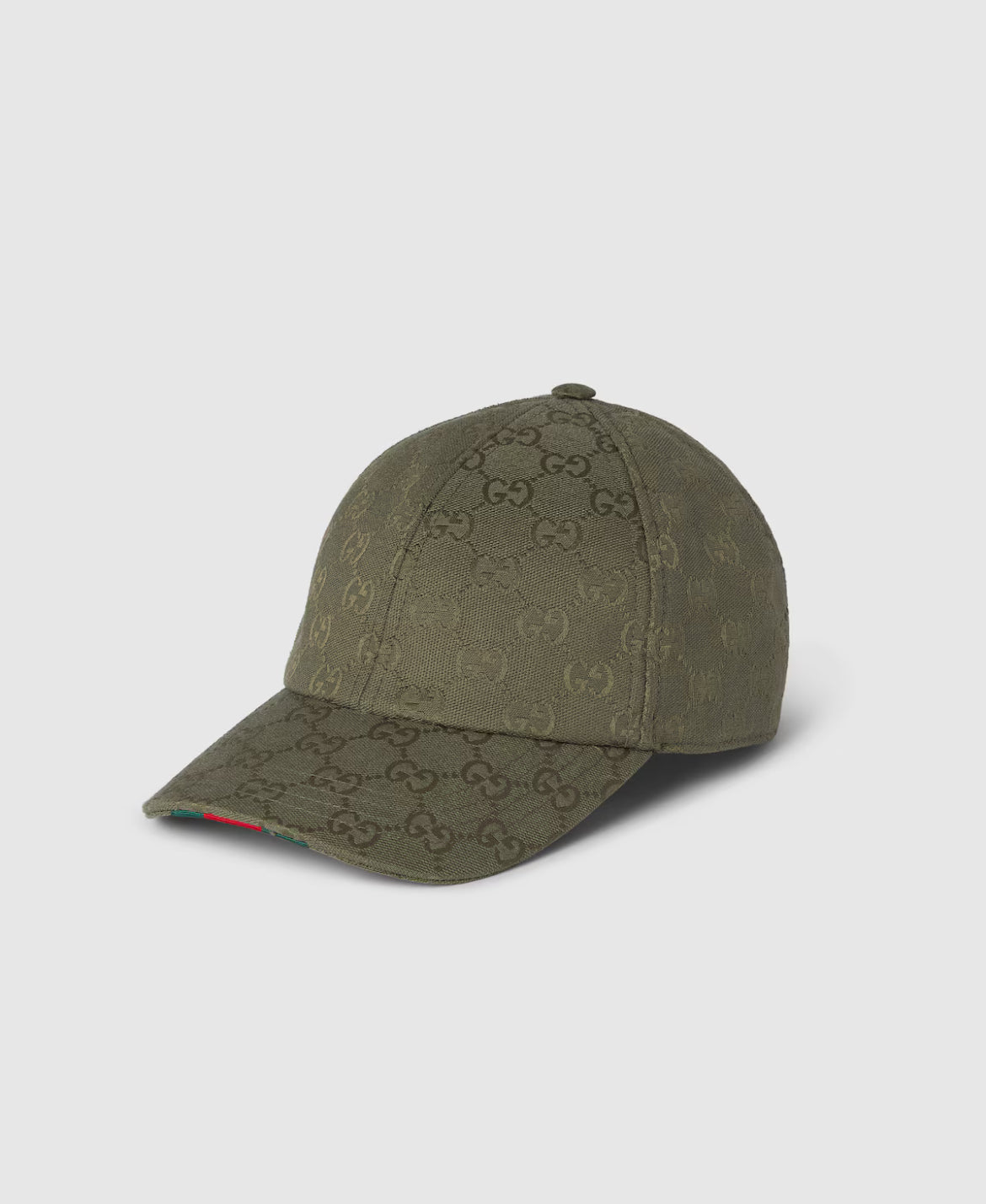 Casquette en toile GG vert