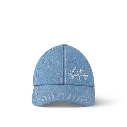 Casquette en denim LV bleu