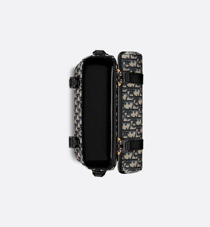 Sac Messenger à rabat Dior Hit The Road Noir et Beige