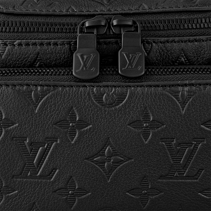 Sac banane Louis Vuitton en cuir Monogram Empreinte noir