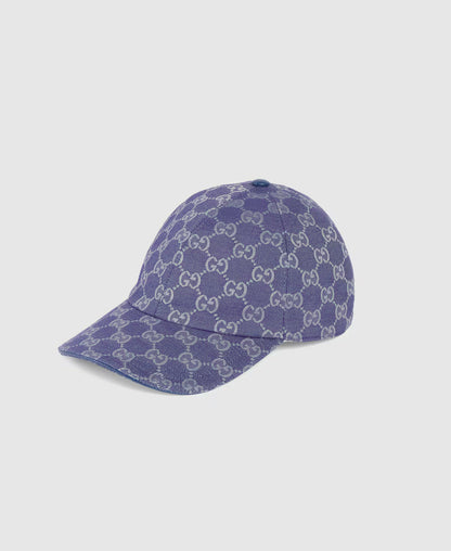 Casquette en toile GG violet