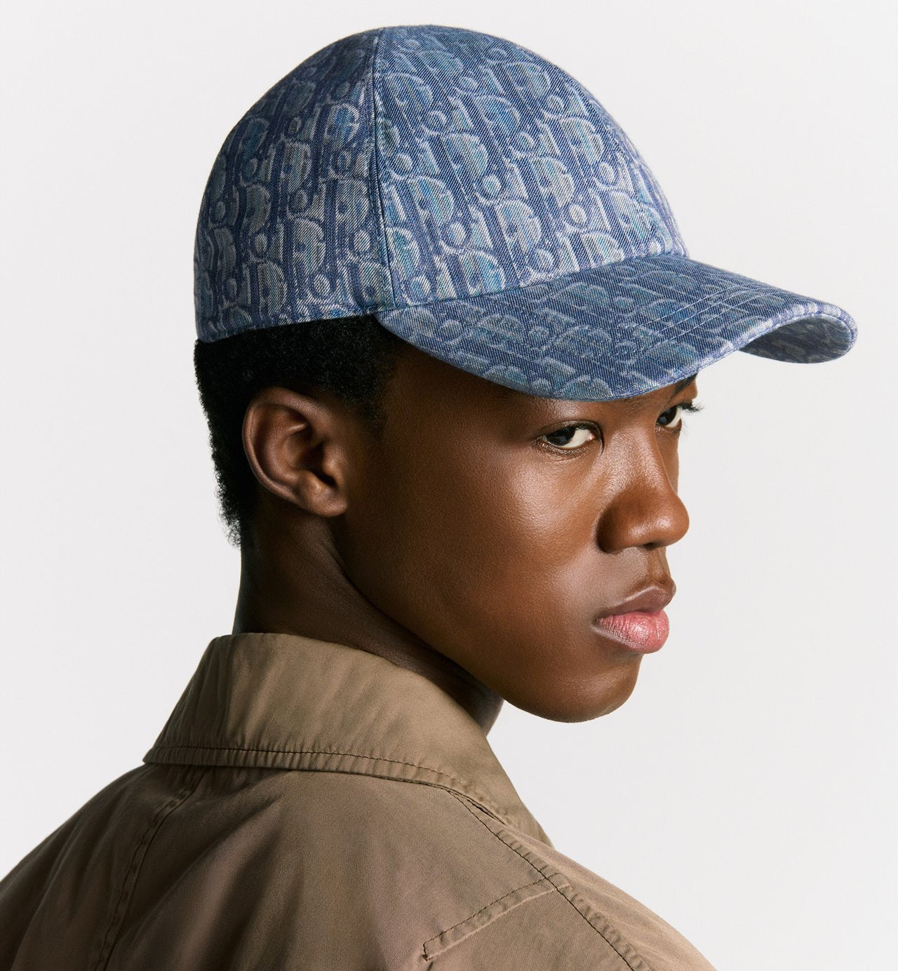 Casquette Dior Oblique bleu