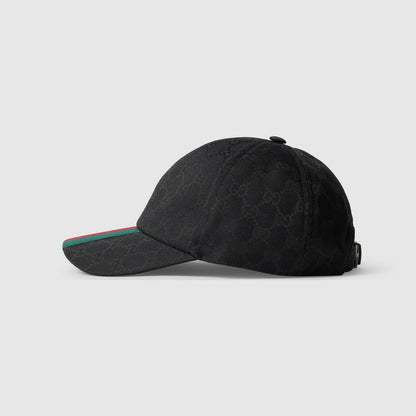 Casquette en toile GG noir