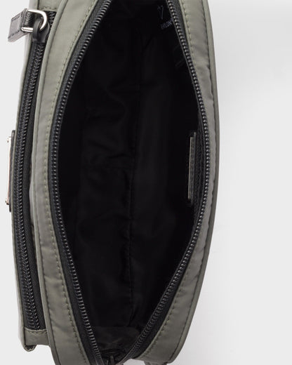 Sac banane en Re-Nylon et cuir Saffiano