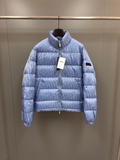 Doudoune CD oblique bleu ciel facture 2023