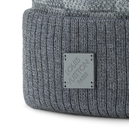 Bonnet et Écharpe Néo Petit Damier Gris