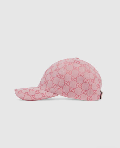 Casquette en toile GG rose
