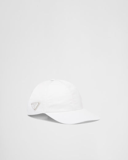 Casquette de baseball Prada en Re-Nylon Blanc