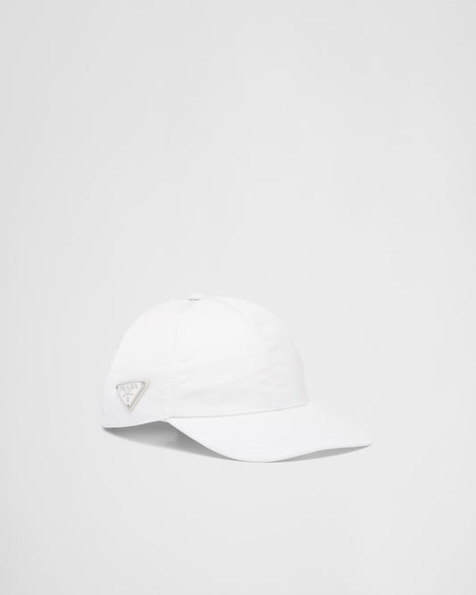 Casquette de baseball Prada en Re-Nylon Blanc