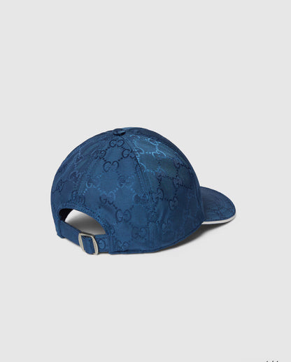 Casquette en nylon GG bleu