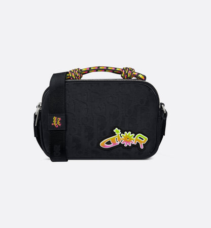 Mini sac zippé DIOR AND LEWIS HAMILTON