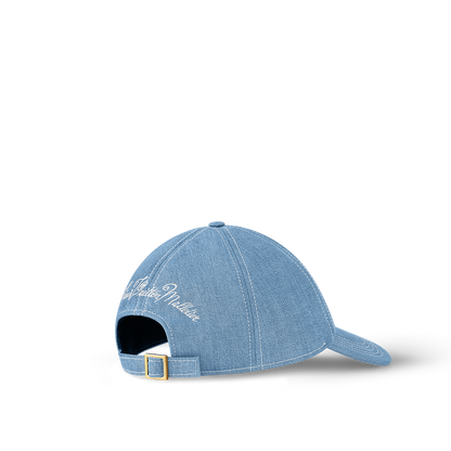 Casquette en denim LV bleu